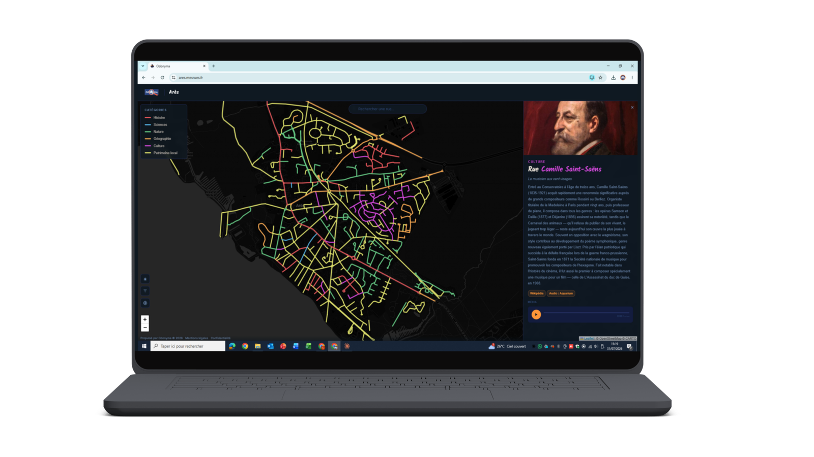 Explorez en profondeur la carte sur ordinateur